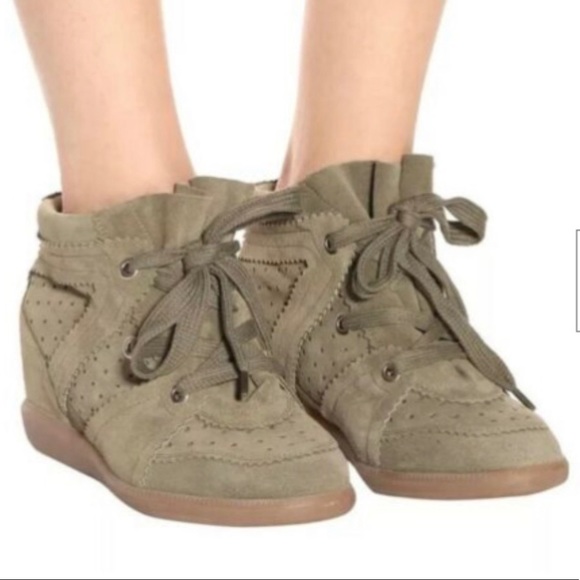 Isabel Marant Shoes - Isabel Marant Stainer Basket Bobby Wedge Sneaker